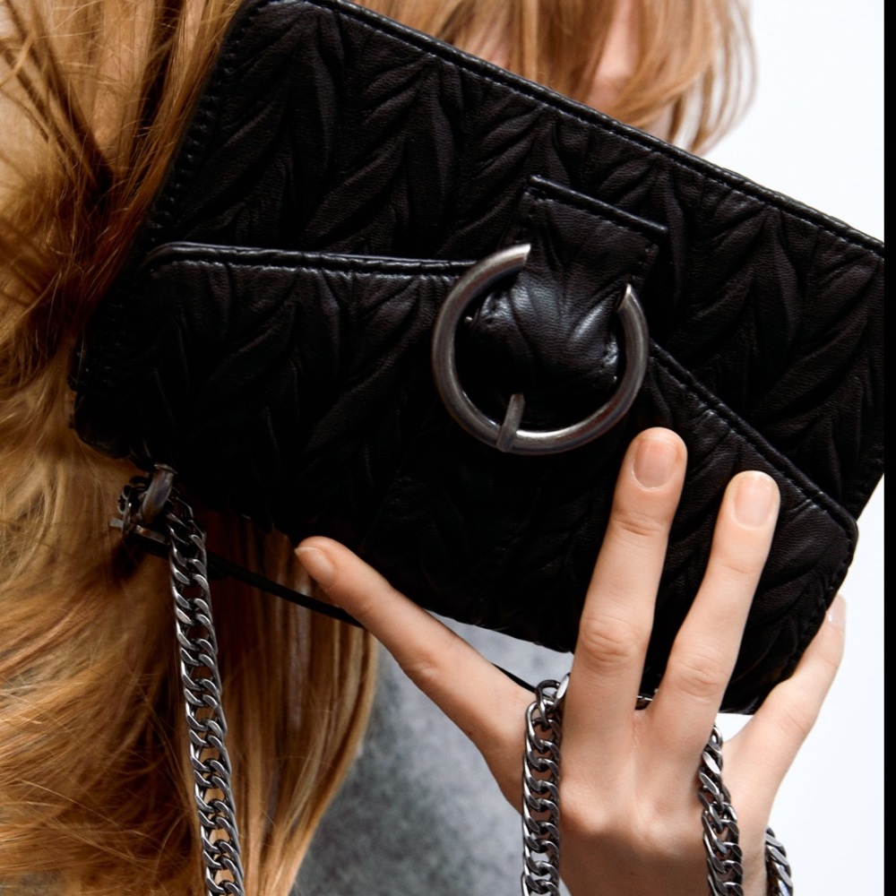 Zara Rocker crossbody bag firm price ♥️